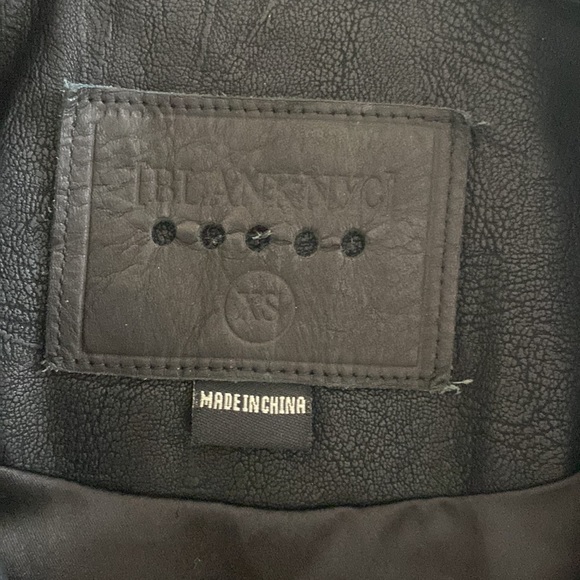BLANKNYC Black Leather Jacket - Picture 2 of 2